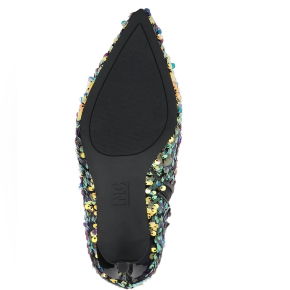 INC Reisa Gold Sequins Dress Booties NWT - Picture 5 of 5